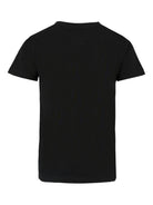 T-shirt per bambino John Richmond Junior nero con stampa logo - Rubino Kids
