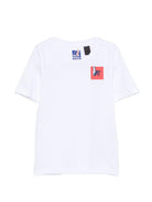 T-shirt per bambino K Way Kids bianca con stampa grafica - Rubino Kids