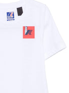 T-shirt per bambino K Way Kids bianca con stampa grafica - Rubino Kids