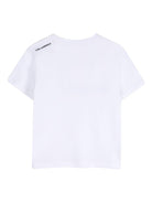 T-shirt per bambino Karl Lagerfeld Kids bianca con stampa grafica - Rubino Kids