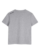 T-shirt per bambino Karl Lagerfeld Kids grigio con taschino - Rubino Kids