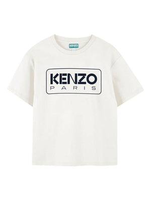 Kenzo Kids white T-shirt with logo on the front