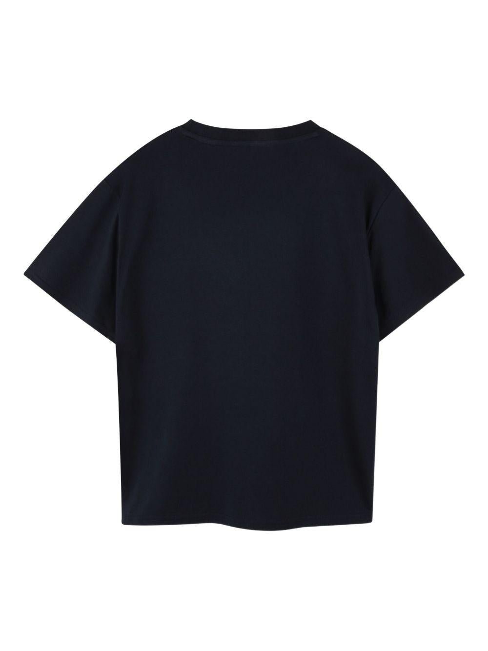T-shirt per bambino Kenzo Kids blu con stampa grafica - Rubino Kids