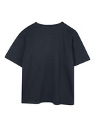 T-shirt per bambino Kenzo Kids blu con stampa Head Tiger - Rubino Kids