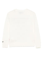 T-shirt per bambino MC2 Saint Barth Kids x Marvel bianca con stampa grafica Avengers - Rubino Kids