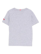 T-shirt per bambino MC2 Saint Barth Kids x Marvel grigio con stampa Avengers - Rubino Kids