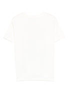 T-shirt per bambino Molo bianca con stampa grafica smile sul davanti - Rubino Kids