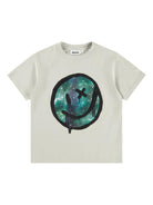 T-shirt per bambino Molo grigia con stampa sul davanti - Rubino Kids