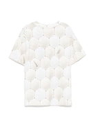 T-shirt per bambino Molo Riley beige con stampa all - over - Rubino Kids