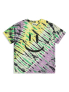 T-shirt per bambino Molo Roxo multicolore con stampa tie dye - Rubino Kids