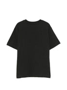 T-shirt per bambino MSGM Kids nera con stampa grafica - Rubino Kids