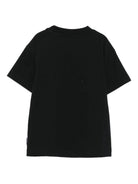 T-shirt per bambino Palm Angels Kids nero con stampa grafica - Rubino Kids