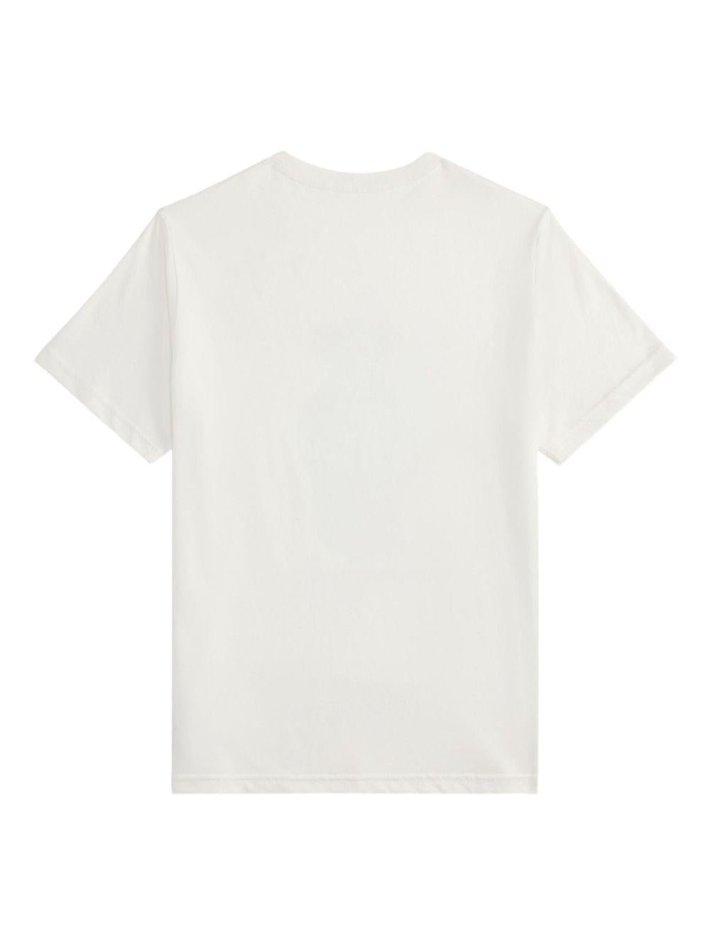 T-shirt per bambino Polo Ralph Lauren Kids bianco con stampa grafica - Rubino Kids