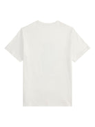 T-shirt per bambino Polo Ralph Lauren Kids bianco con stampa grafica - Rubino Kids