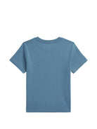 T-shirt per bambino Polo Ralph Lauren Kids blu con stampa grafica - Rubino Kids