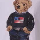 T-shirt per bambino POLO RALPH LAUREN KIDS Polo Bear bianco girocollo - Rubino Kids