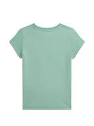 T-shirt per bambino Polo Ralph Lauren Kids verde con stampa cane - Rubino Kids