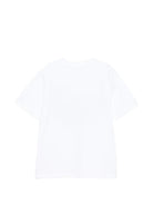T-shirt per bambino Stella McCartney Kids bianca con stampa grafica balena - Rubino Kids