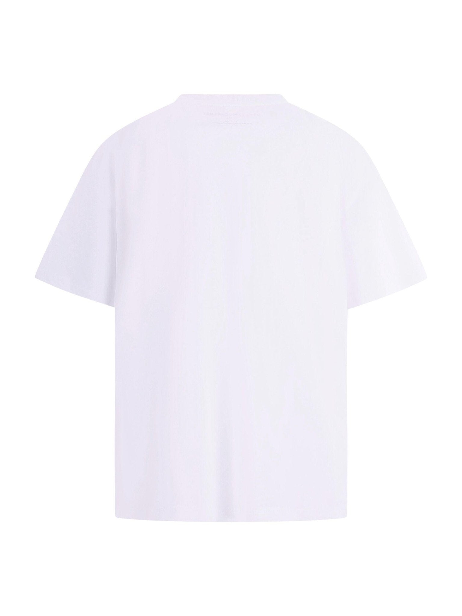 T-shirt per bambino Stella McCartney Kids bianca con stampa naturalistica sul davanti - Rubino Kids