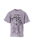 T-shirt per bambino Stella McCartney Kids grigio con con scritta grafica sul davanti - Rubino Kids