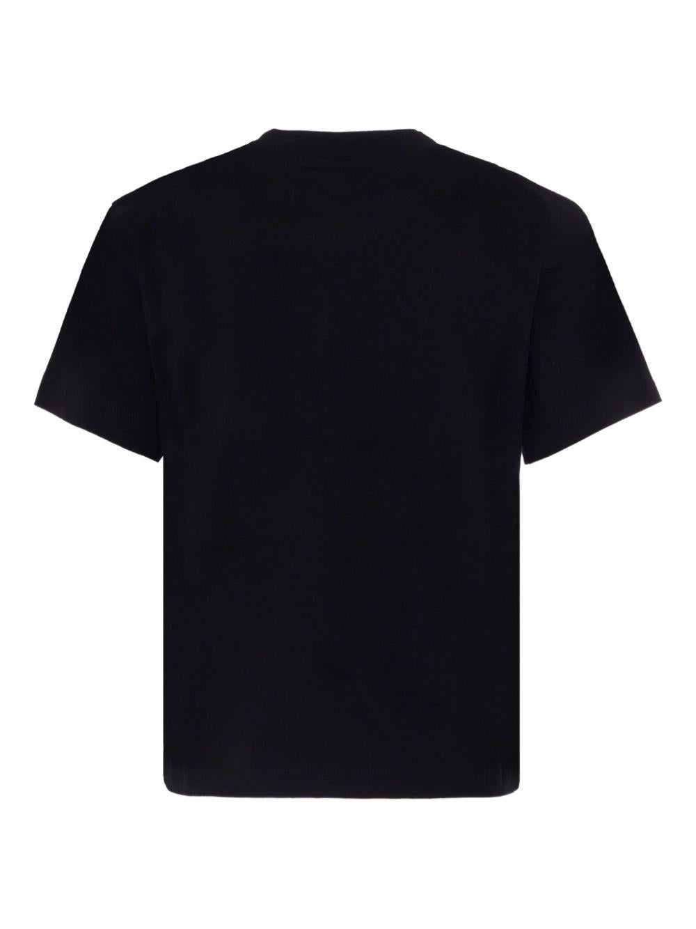 T-shirt per bambino Stella McCartney Kids nera con stampa - Rubino Kids