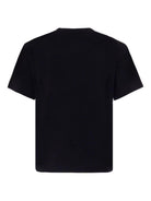 T-shirt per bambino Stella McCartney Kids nera con stampa - Rubino Kids