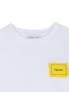 T-shirt per bambino The Marc Jacobs Kids bianca con stampa grafica sul retro - Rubino Kids