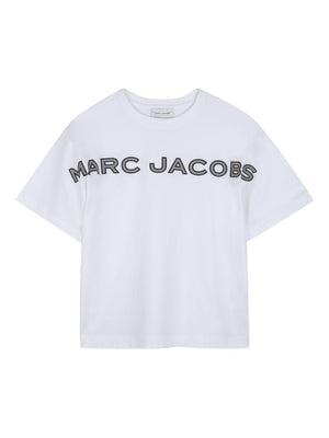 The Marc Jacobs Kids white T-shirt with logo print