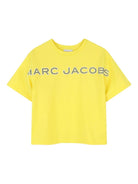 T-shirt per bambino The Marc Jacobs Kids gialla con stampa logo - Rubino Kids