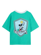 T-shirt per bambino The Marc jacobs Kids verde con dettaglio stampa - Rubino Kids