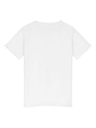 T-shirt per bambino Versace Kids bianco con stampa logo - Rubino Kids