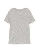 T-shirt per bambino Versace Kids grigio con stampa Medusa - Rubino Kids