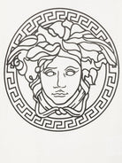 T-shirt per bambino Versace Kids Medusa bianco con stampa Medusa - Rubino Kids