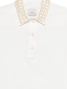 T-shirt per donna Alysi bianca con design crop - Rubino Kids