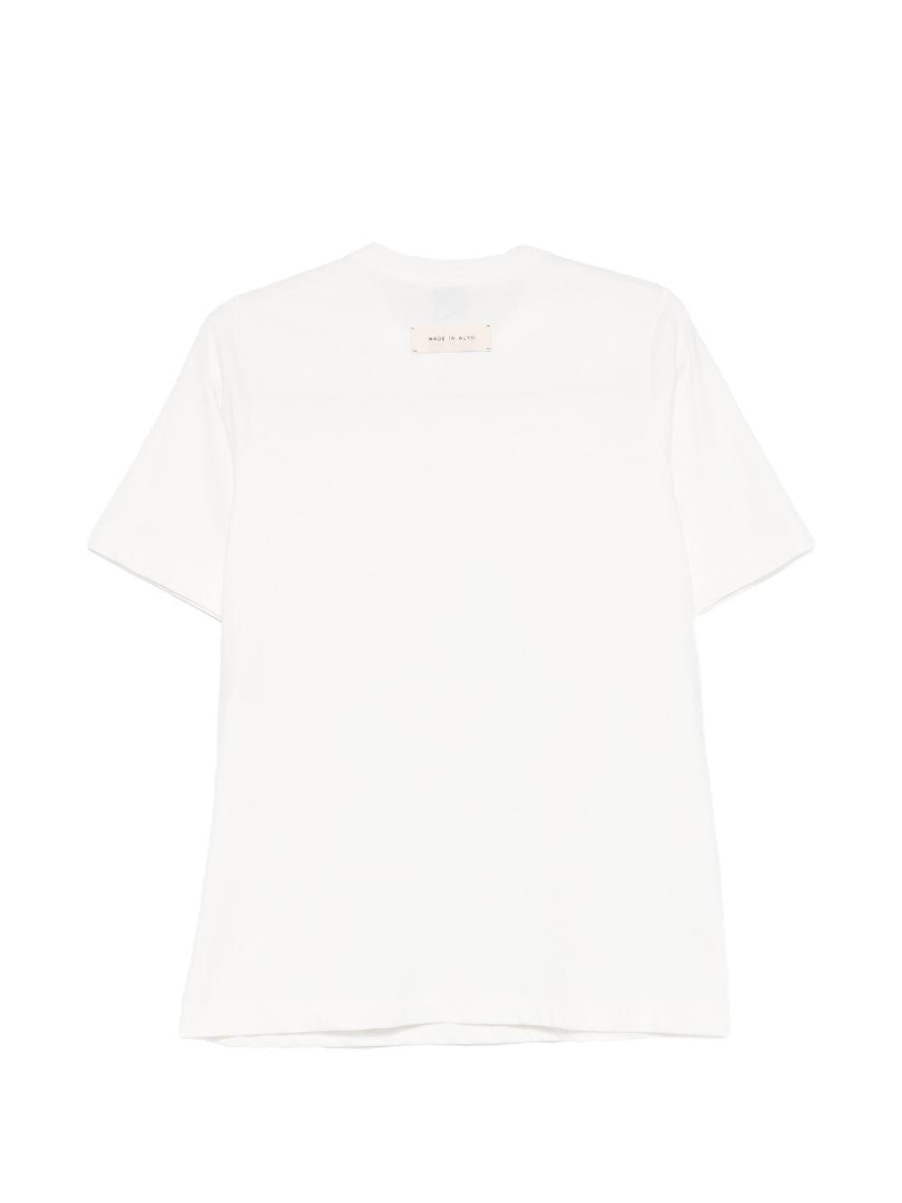 T-shirt per donna Alysi bianca con taschino - Rubino Kids