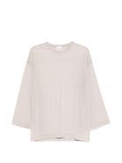 T-shirt per donna Alysi rosa con effetto semi - trasparente - Rubino Kids