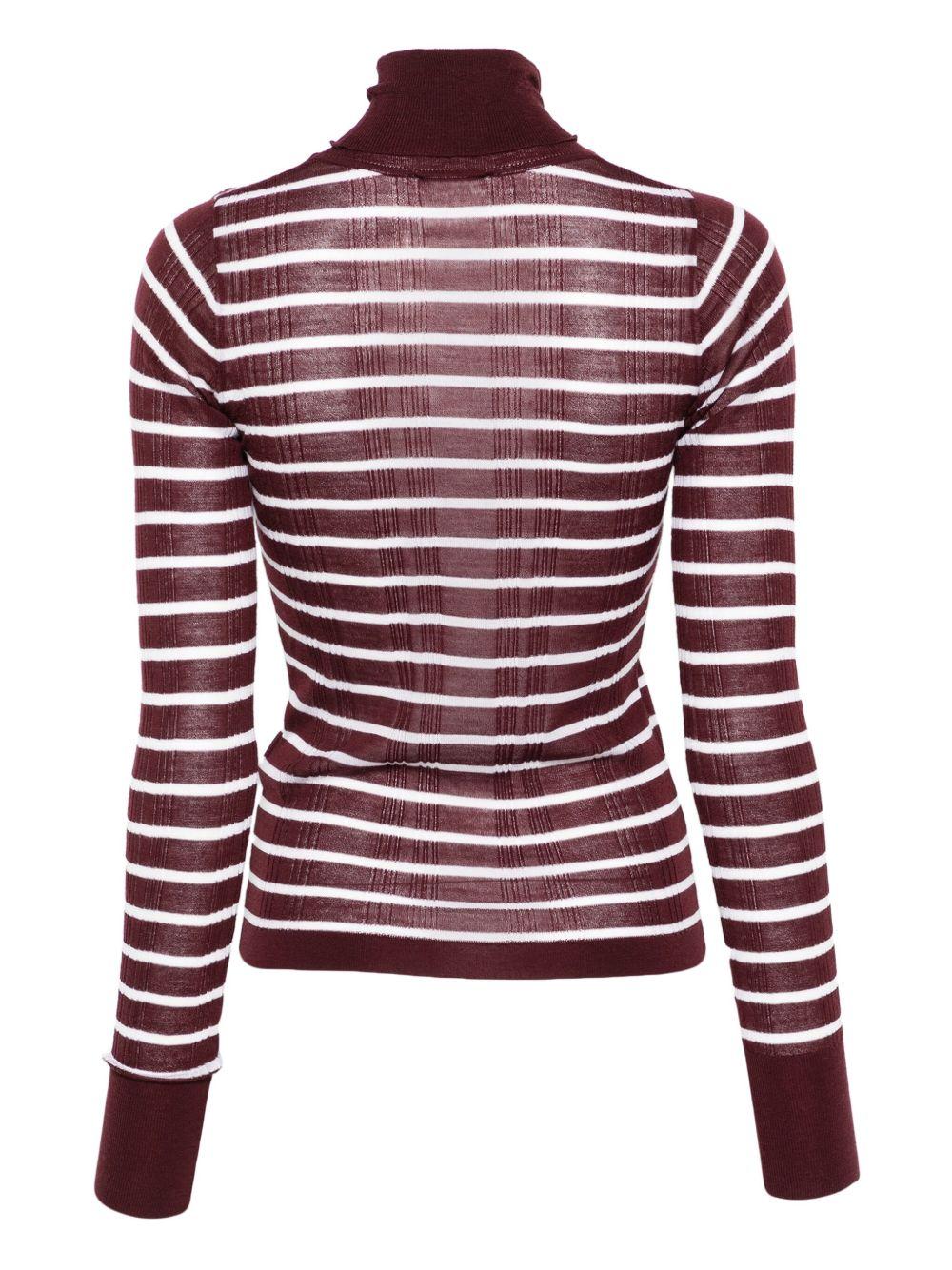 T-shirt per donna ALYSI viola con collo alto - Rubino Kids