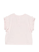 T-shirt per neonata Billieblush rosa con stampa grafica - Rubino Kids