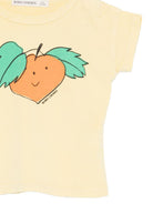 T-shirt per neonata Bobo Choses gialla con stampa grafica rapa - Rubino Kids