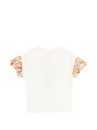 T-shirt per neonata ETRO KIDS bianca con stampa grafica - Rubino Kids