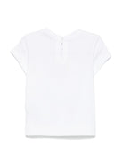 T-shirt per neonata Monnalisa bianco con stampa grafica x Disney - Rubino Kids