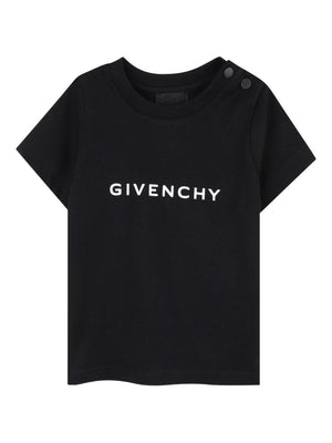 Givenchy Kids black logo T-shirt for babies