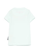 T-shirt per neonati John Richmond Junior verde con logo - Rubino Kids