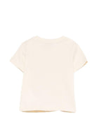T-shirt per neonati Moschino Kids beige con Teddy sul davanti - Rubino Kids