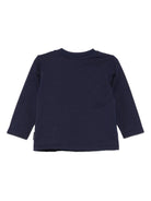 T-shirt per neonati Moschino Kids blu con motivo Teddy Bear - Rubino Kids