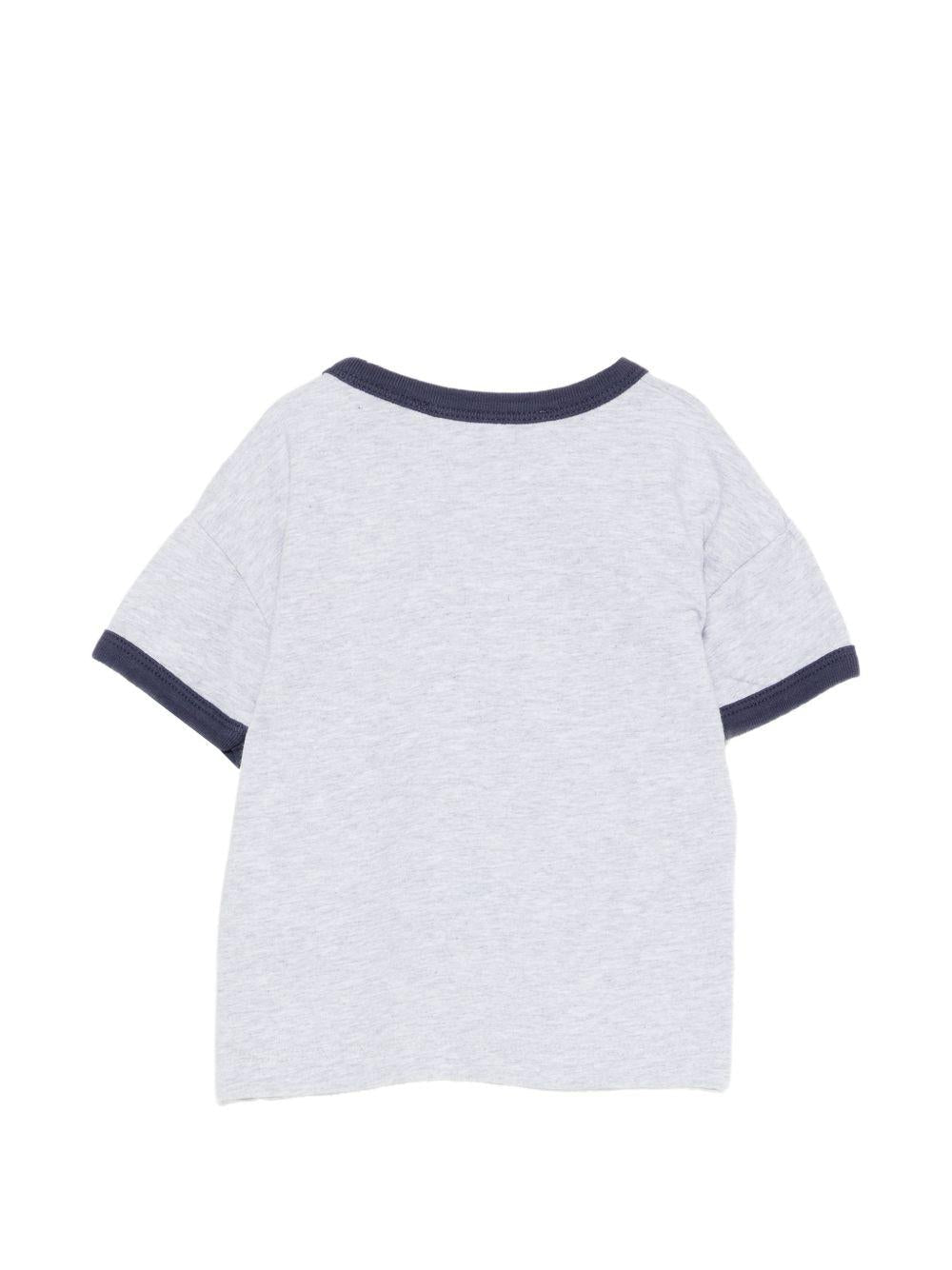 T-shirt per neonato Bobo Choses grigia con stampa Mr. Pickles - Rubino Kids