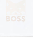 T-shirt per neonato Boss Kids bianca con dettaglio logo - Rubino Kids