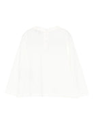 T-shirt per neonato Emporio Armani Kids bianca con logo Aquila sul davanti - Rubino Kids