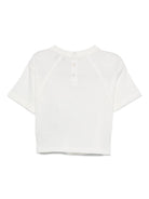 T-shirt per neonato Emporio Armani Kids bianca con logo - Rubino Kids