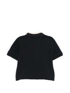 T-shirt per neonato Emporio Armani Kids blu con logo aquila sul davanti - Rubino Kids